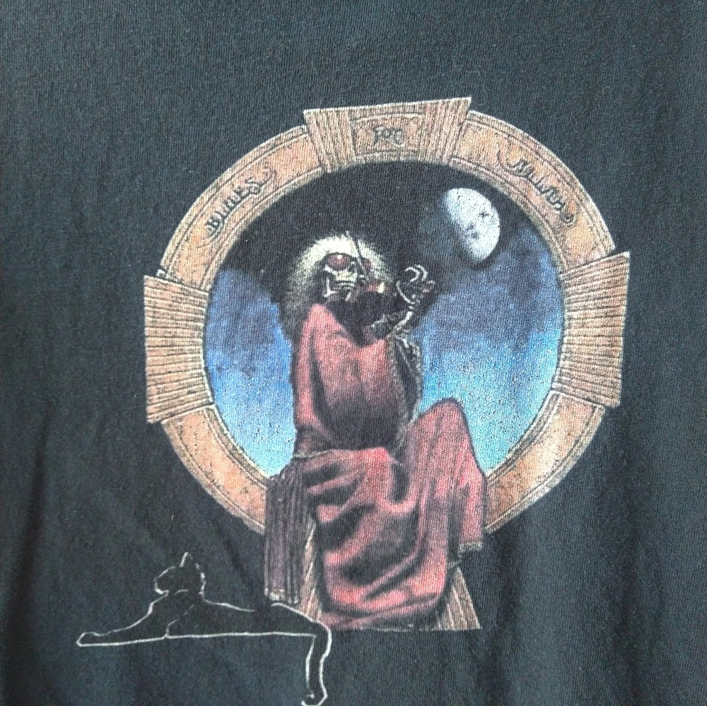 Grateful Dead Blues Cats Under the stars short sleeve shirt large